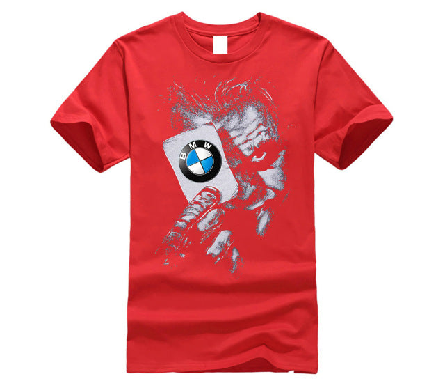 solidaritet vejspærring parade BMW Joker Card Herren T Shirt T-Shirt Kurzarm S-2XL – Johnny Cash Black T- Shirt