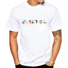 Load image into Gallery viewer, LUSLOS 2019 Men's Casual Marvel Printed T Shirt Fashion Streetwear O-Neck Male Tshirt Man T-shirt Tee Top camiseta masculina
